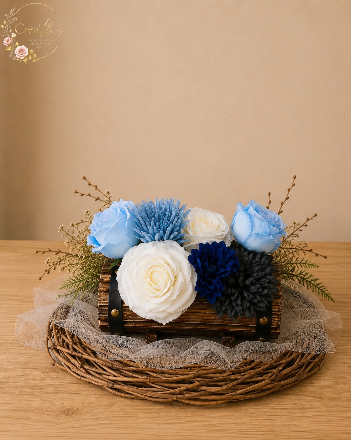 Tonneau fleuri Douceur Boréal