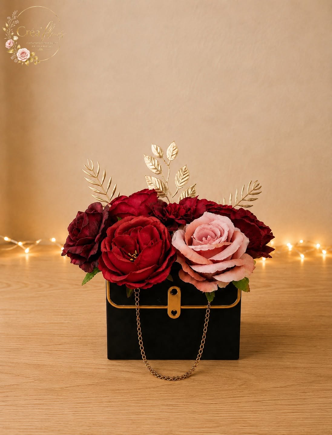Sac a main fleuri Éclat de passion