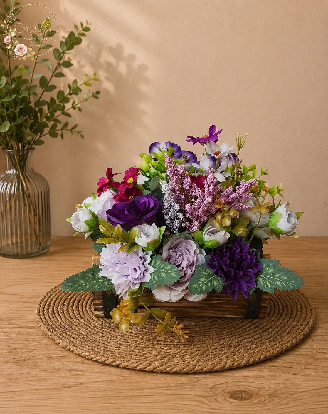 Tonneau fleuri Douce lavande