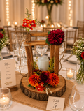 Lanterne centre de table de mariage